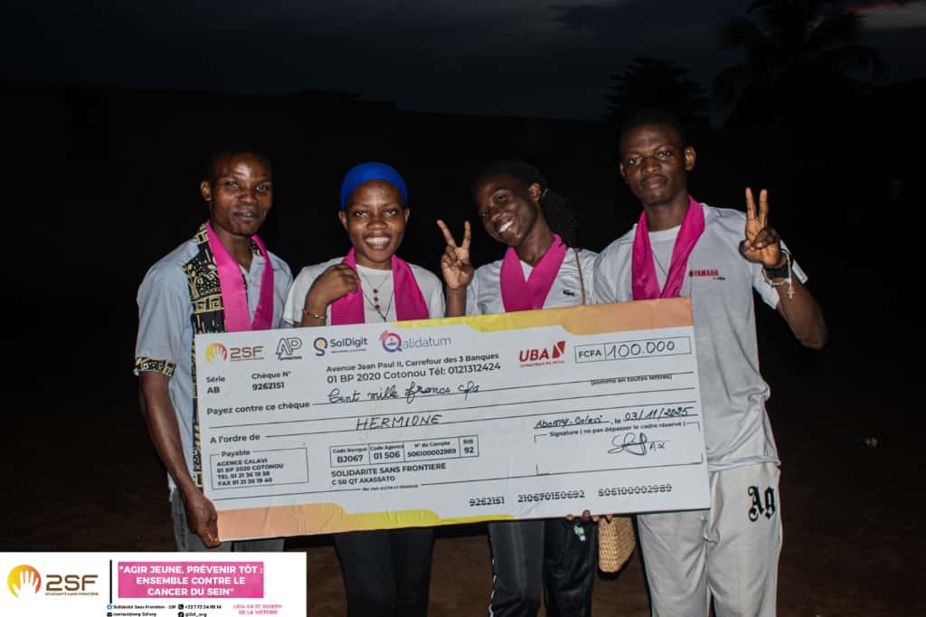 Lutte contre le cancer du sein : l&rsquo;ONG Solidarité Sans Frontière mobilise les jeunes pour la prévention